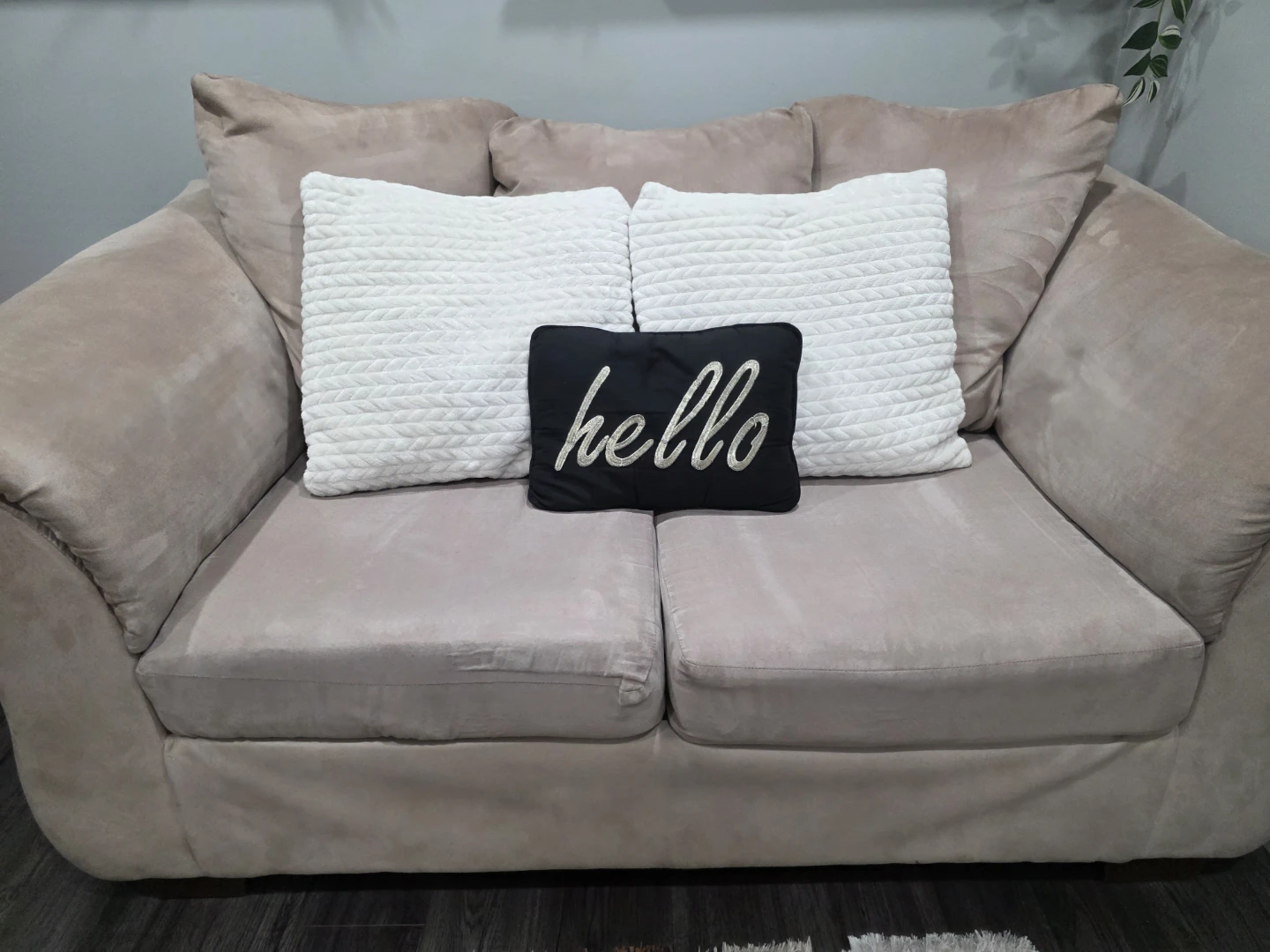 Tan Loveseat Sofa - photo 3
