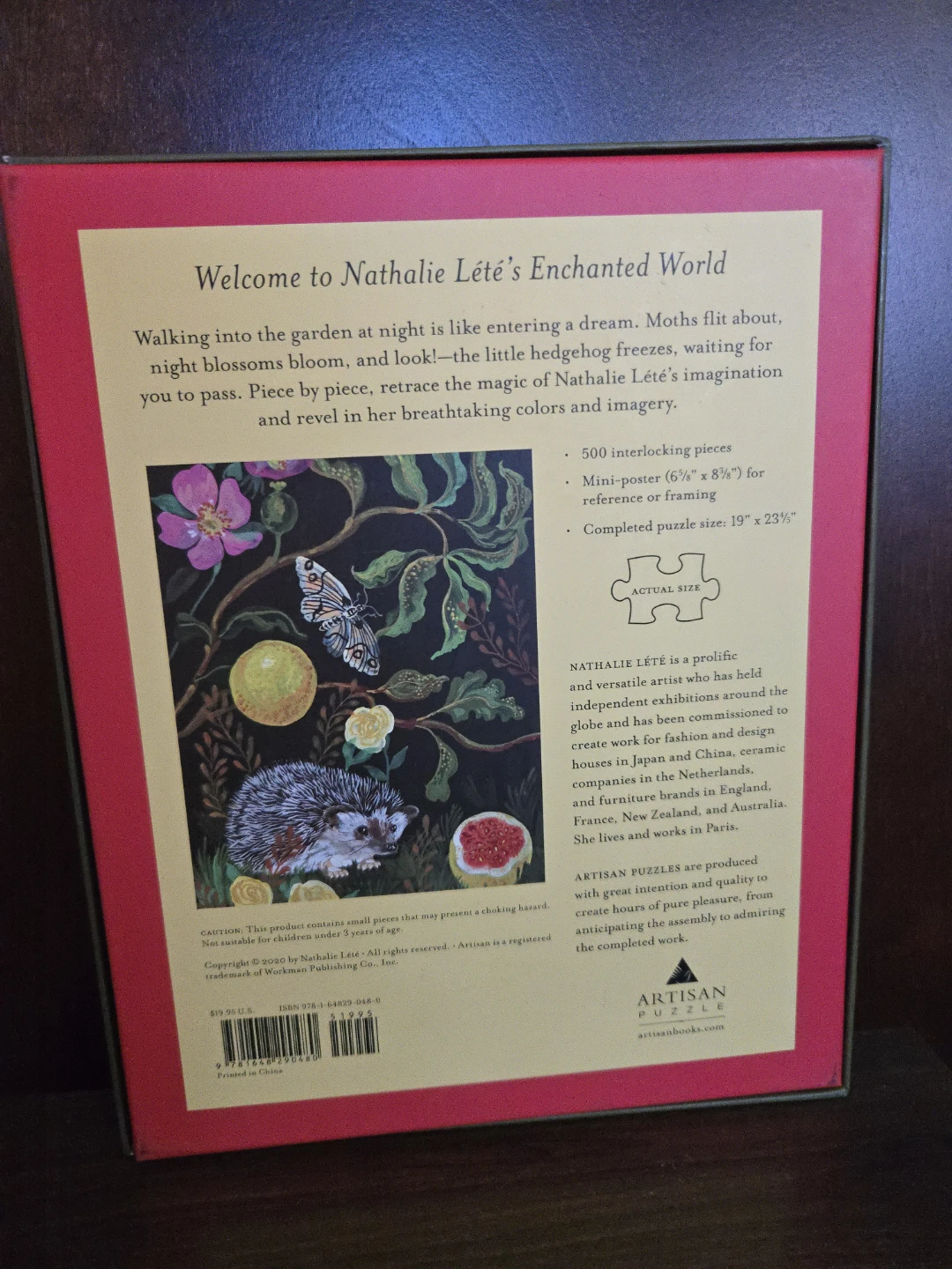 Nathalie Lété In the Dark Garden 500-Piece Puzzle - photo 3