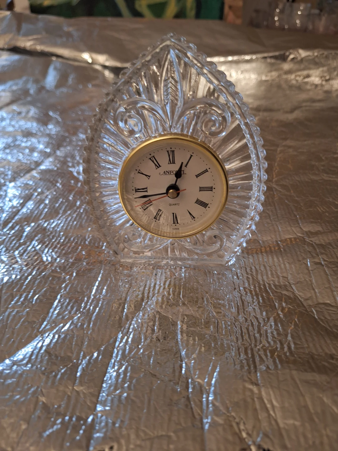 ANFOCL Glass Quartz Clock