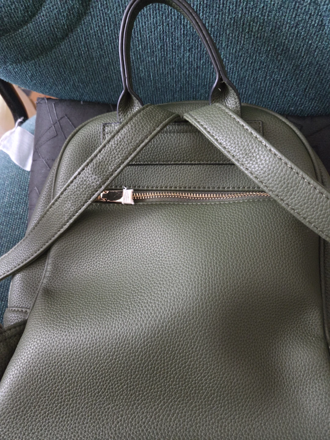 Green Faux Leather Mini Backpack from winners - photo 3