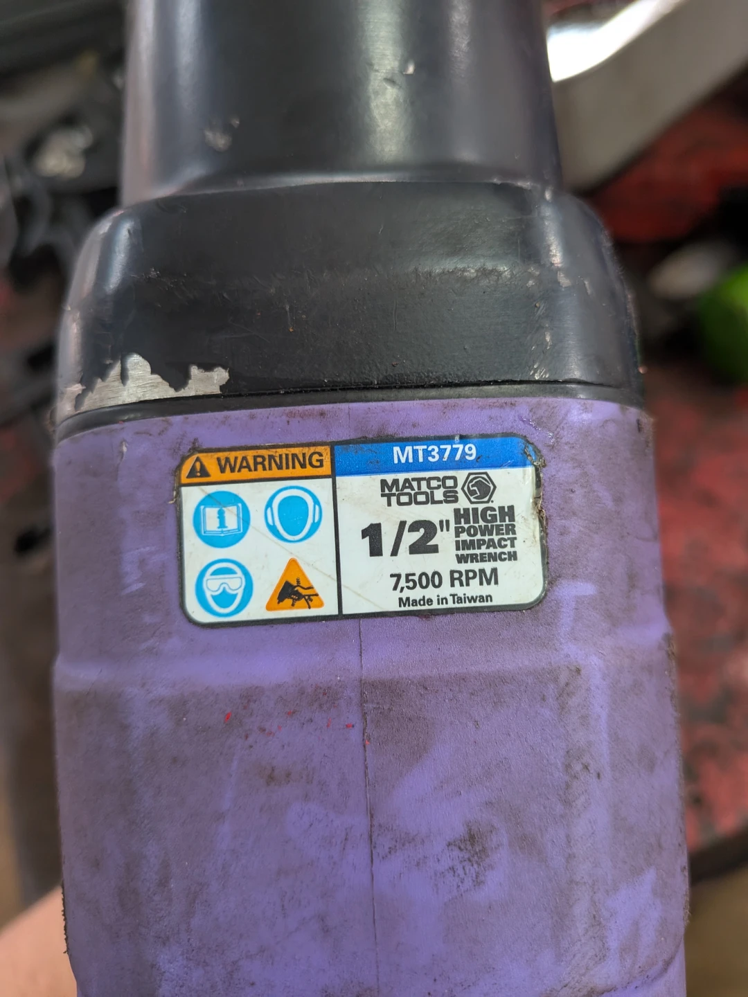 Matco Tools MT3779 1/2" High Power Impact Wrench Purple - photo 2