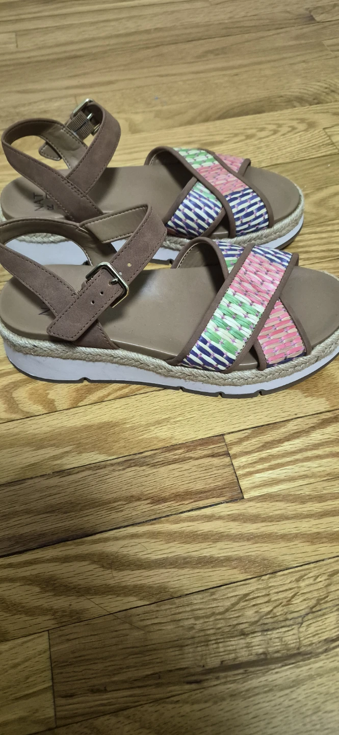 Naturalizer Delaney Espadrille Wedge Sandals Size 6 - photo 2