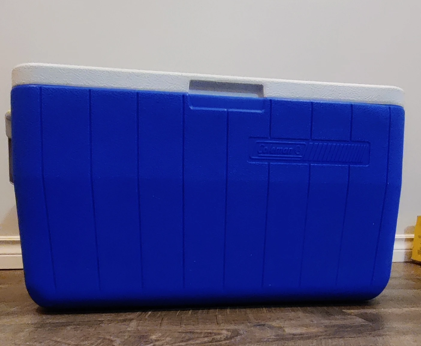 Coleman Blue Cooler with Drain Spout
