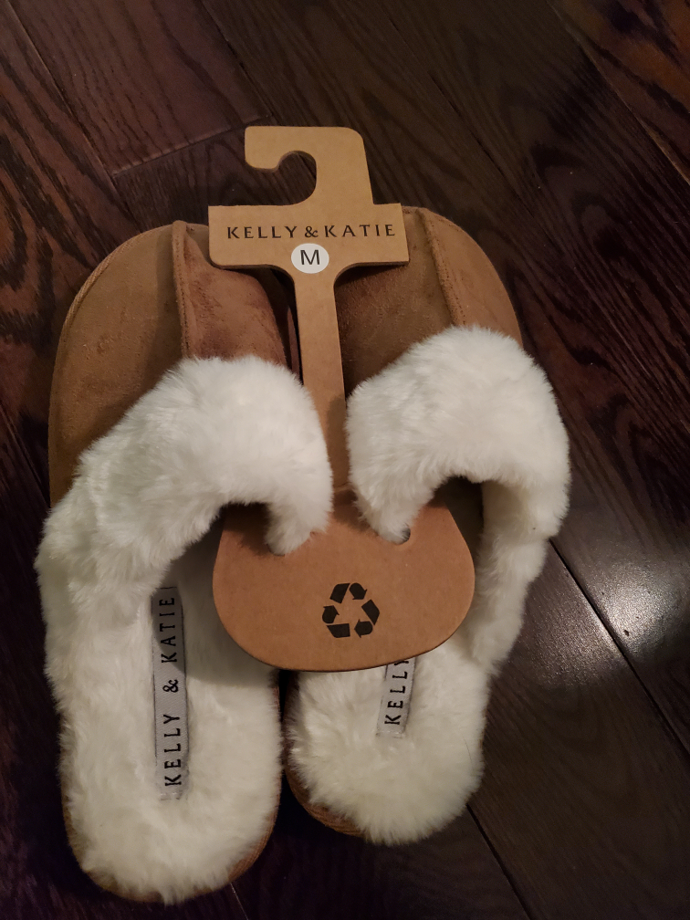 Kelly & Katie Women's Medium Faux Suede Slippers - photo 2