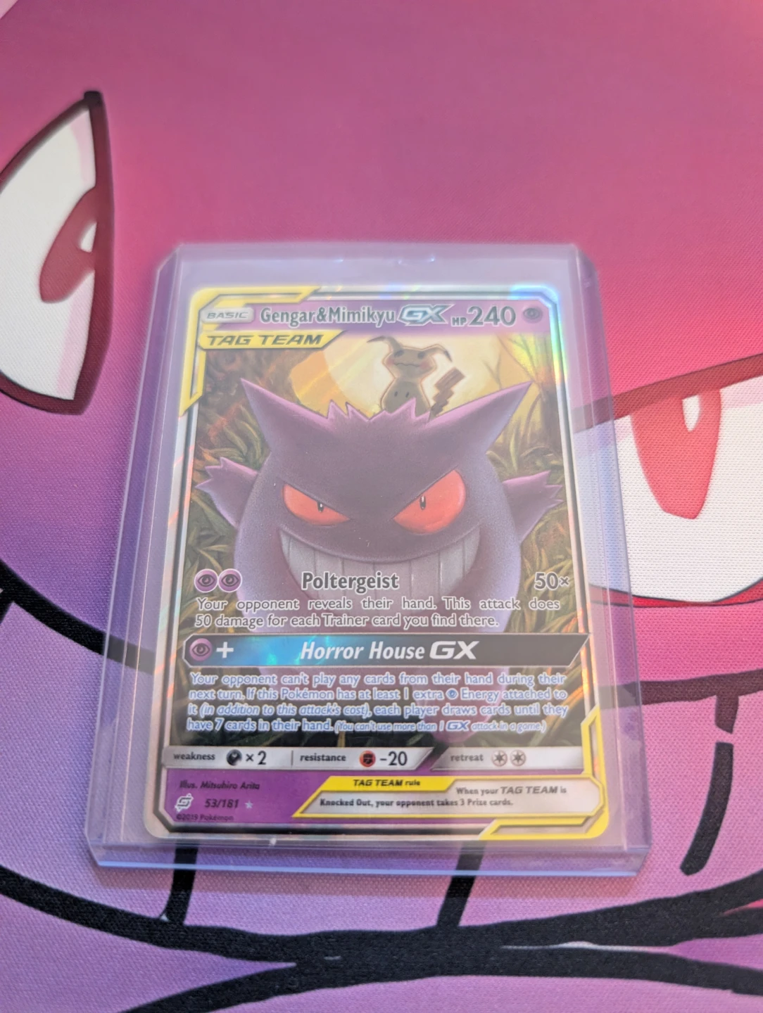 Gengar & Mimikyu GX Tag Team #53 - Pokemon - photo 3