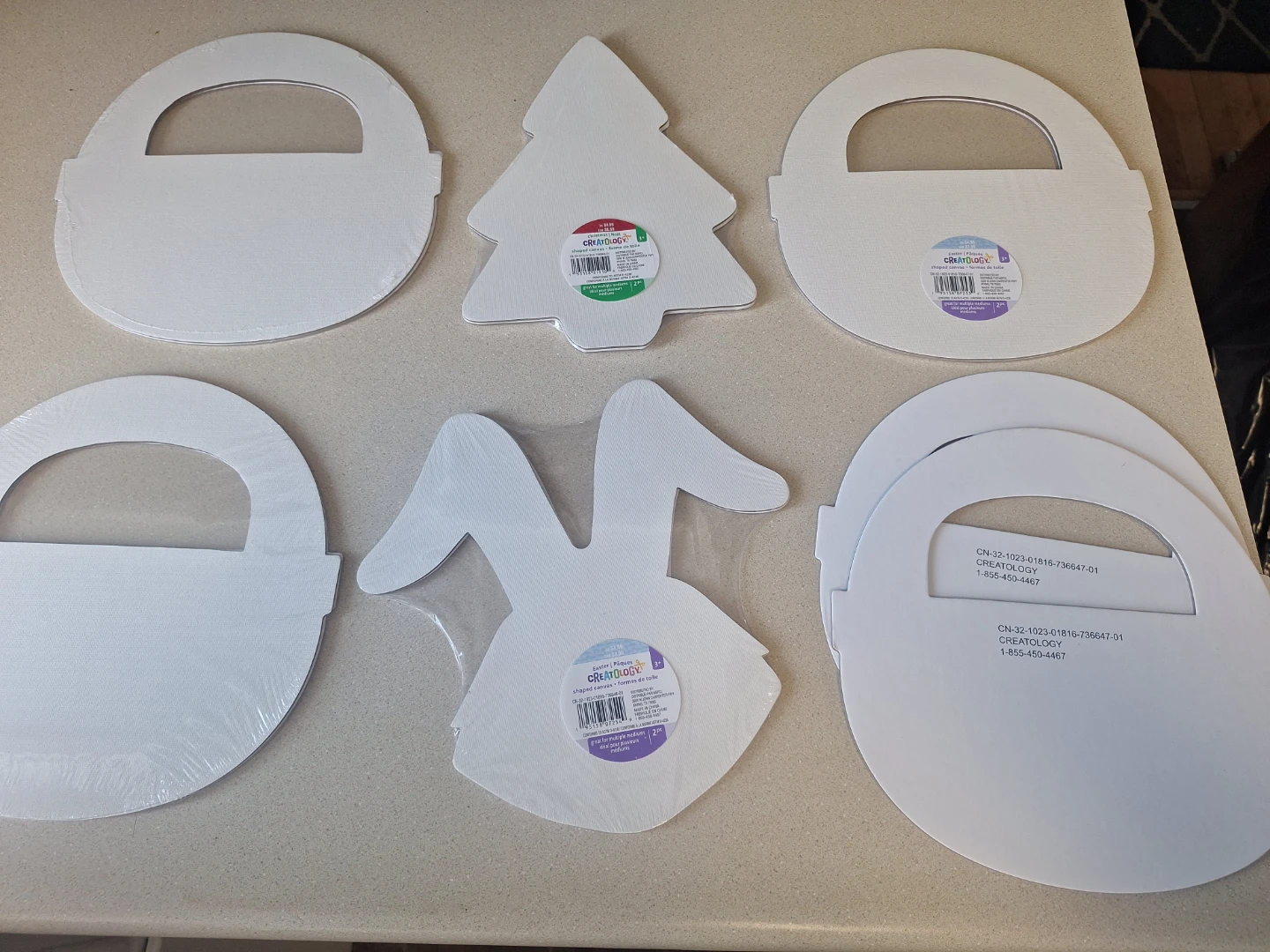 Wooden Easter Wreath and Craft Supplies Bundle - photo 4