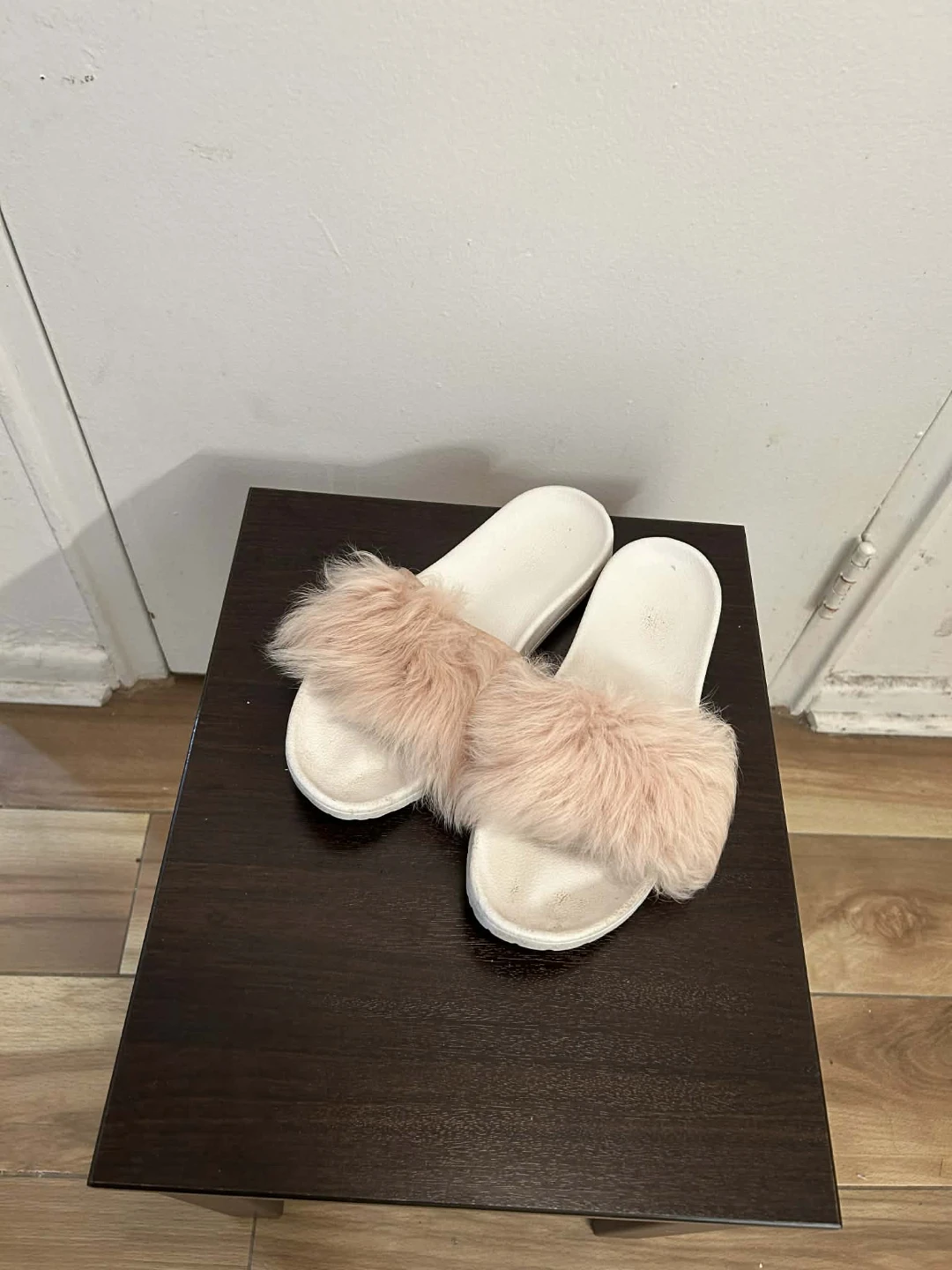 Ugg Pink Fur Slides - photo 3