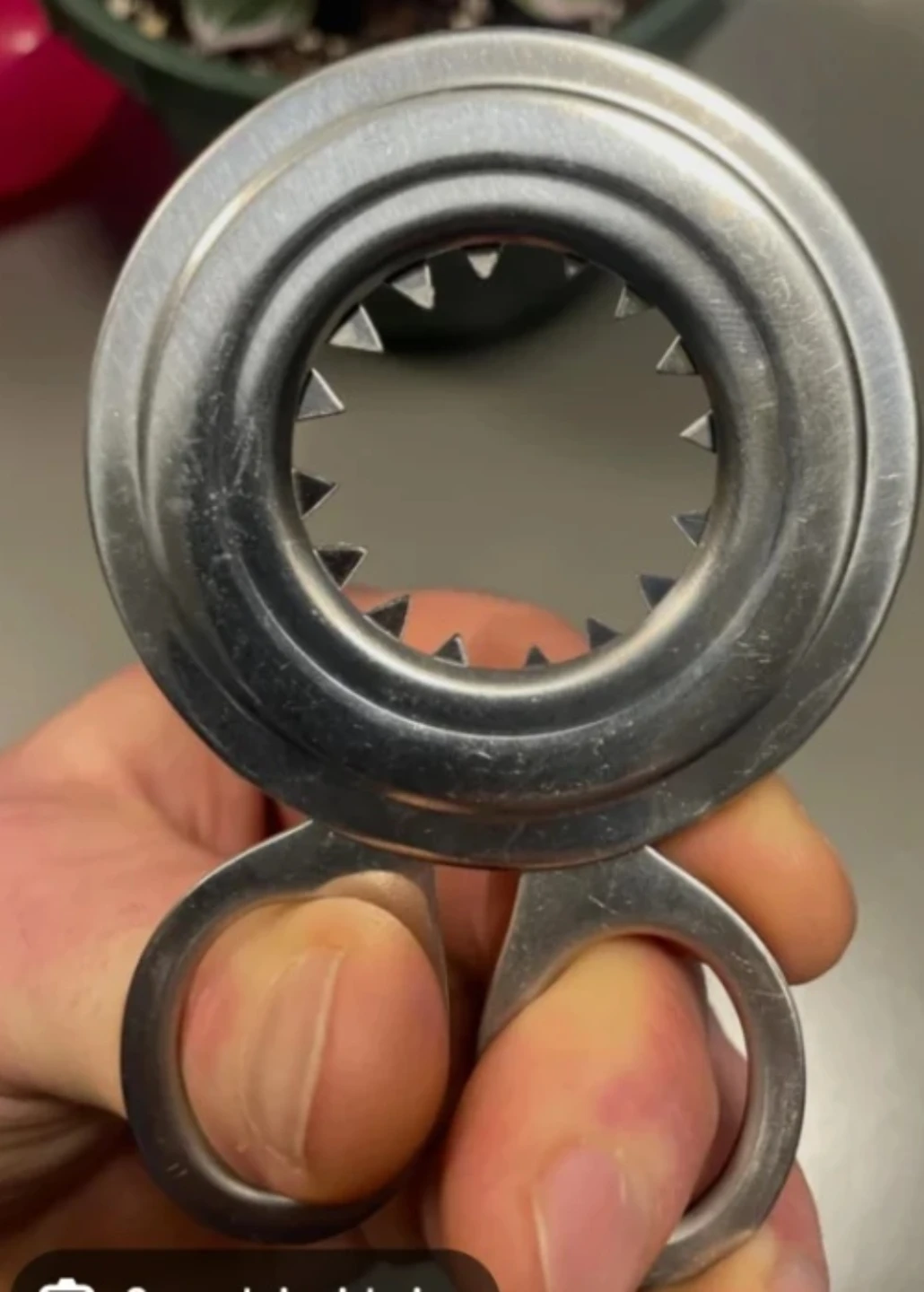 Stainless Steel Egg Topper Opener