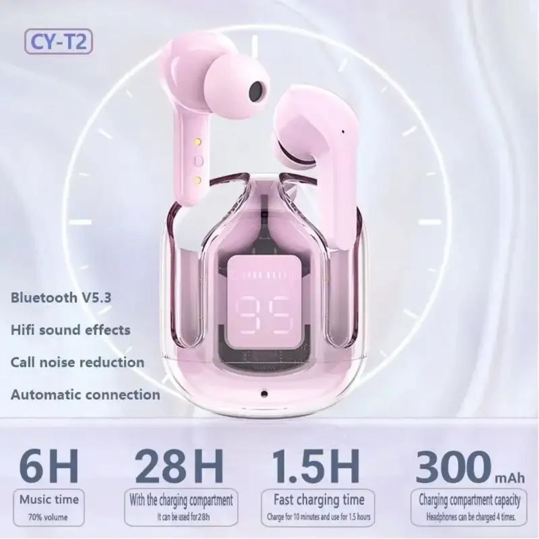 Wireless Earbuds with Digital Display - Multi Colors - photo 5
