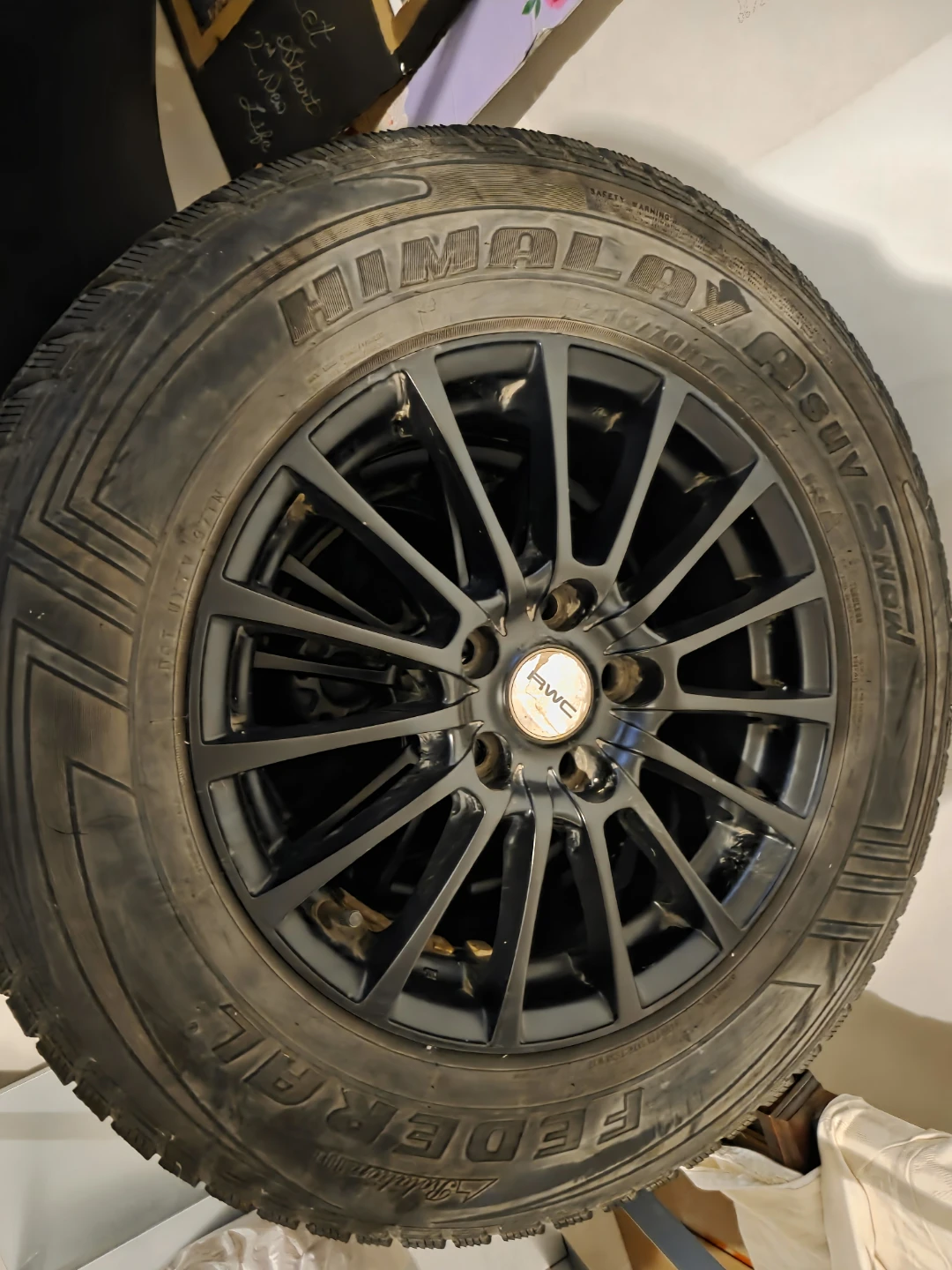 Federal Himalaya P215/70R16 Snow SUV Tires with RWC Wheels - photo 3