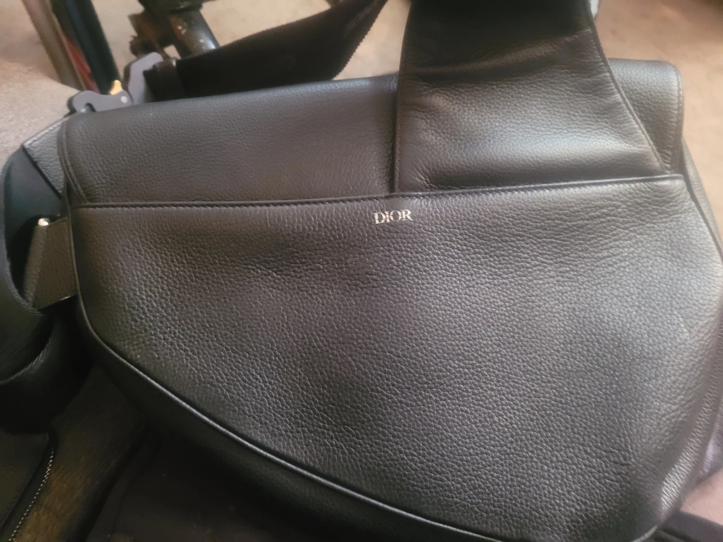 Dior Saddle Bag - Black Leather - photo 3
