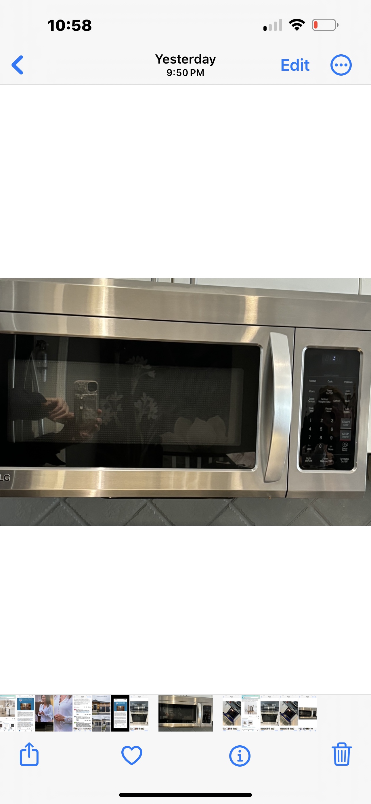 LG stainless for over the stove. - photo 2