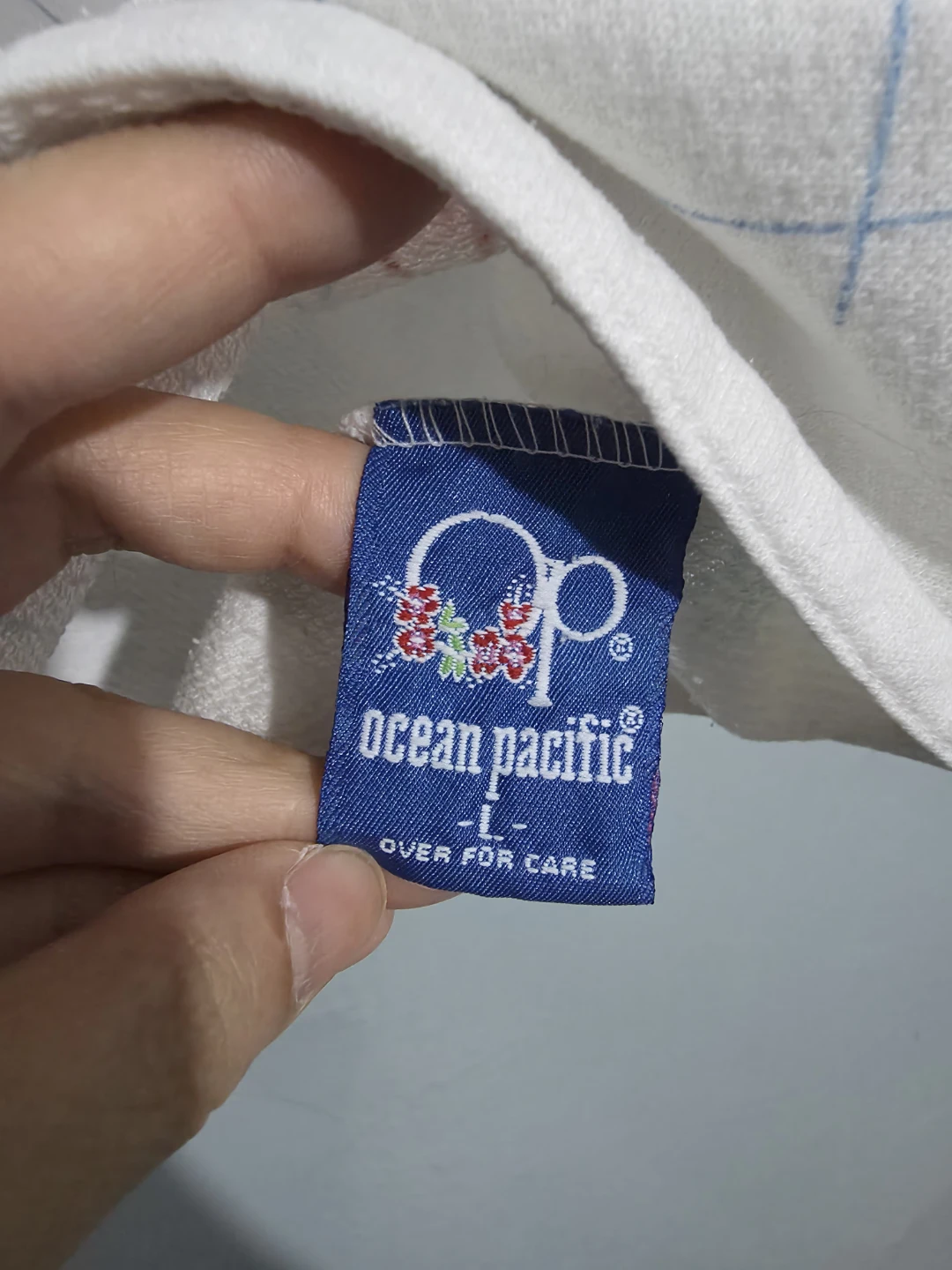 Ocean Pacific White Long Sleeve Shirt Size L 🥕 - photo 3