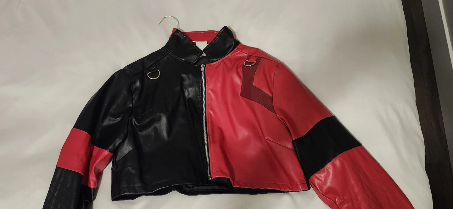 Suicide Squad Harley Quinn Inspired Cropped Jacket