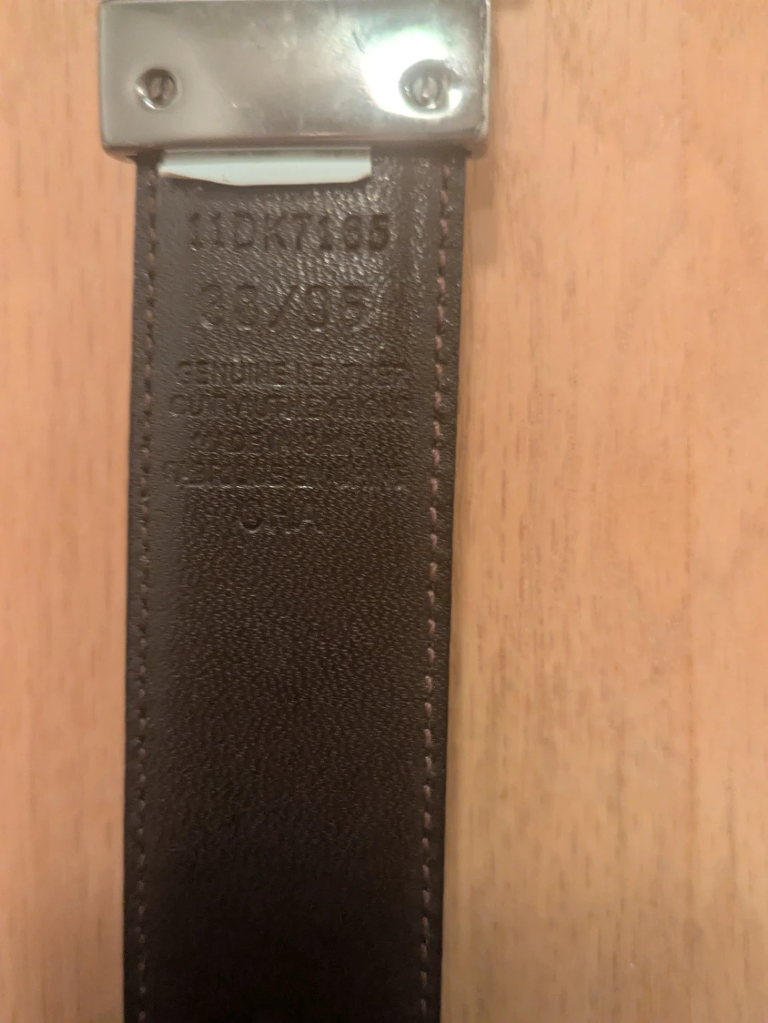 Genuine Leather Belt 38/95 - photo 2