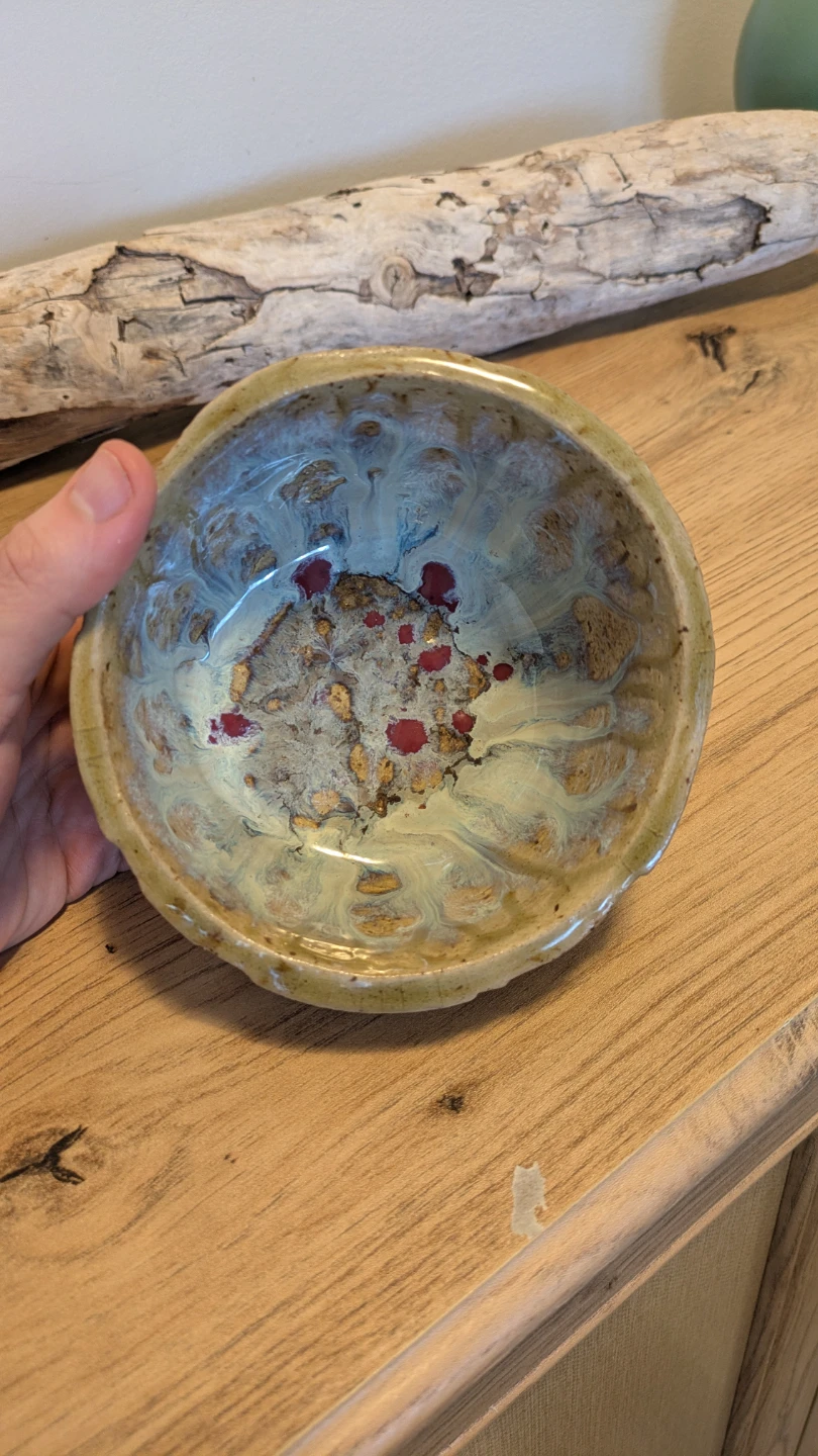 Handmade Ceramic Skull Bowl - photo 3