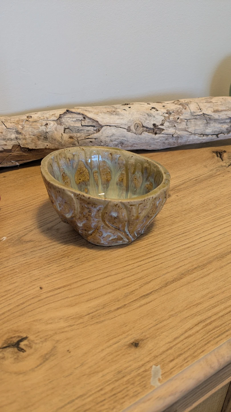 Handmade Ceramic Skull Bowl - photo 4