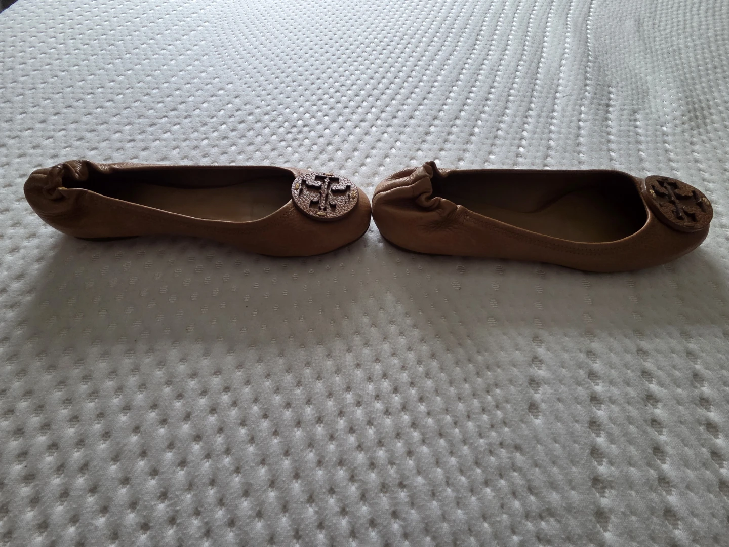 Tory Burch Brown Leather Ballet Flats - photo 2