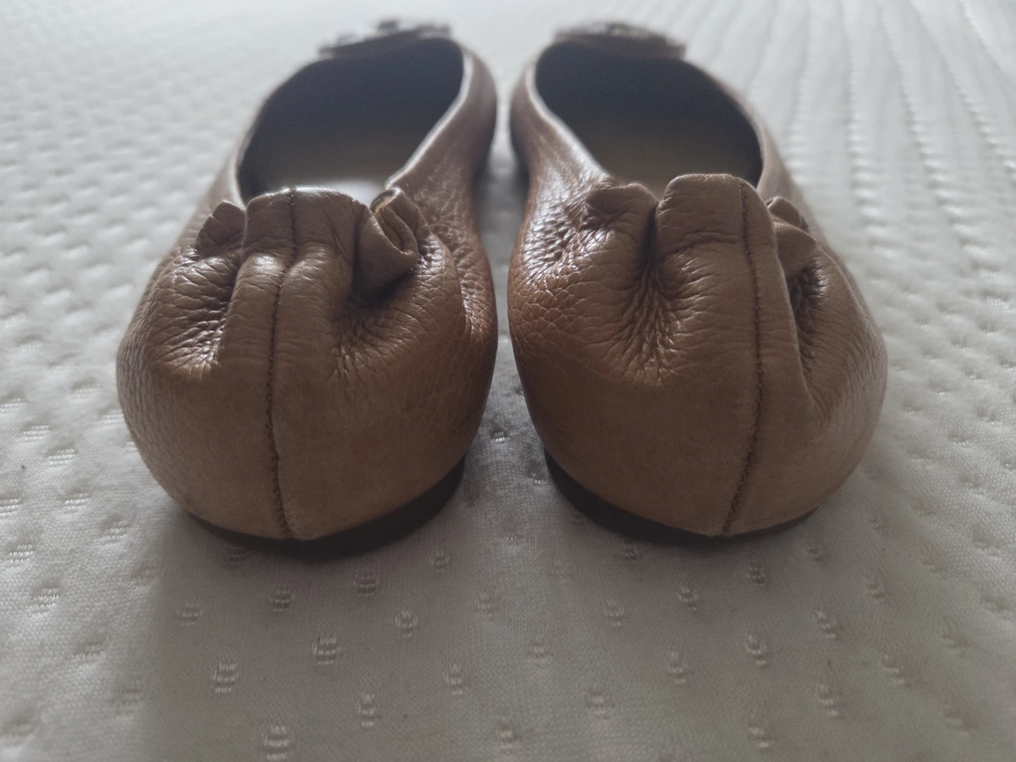 Tory Burch Brown Leather Ballet Flats - photo 3