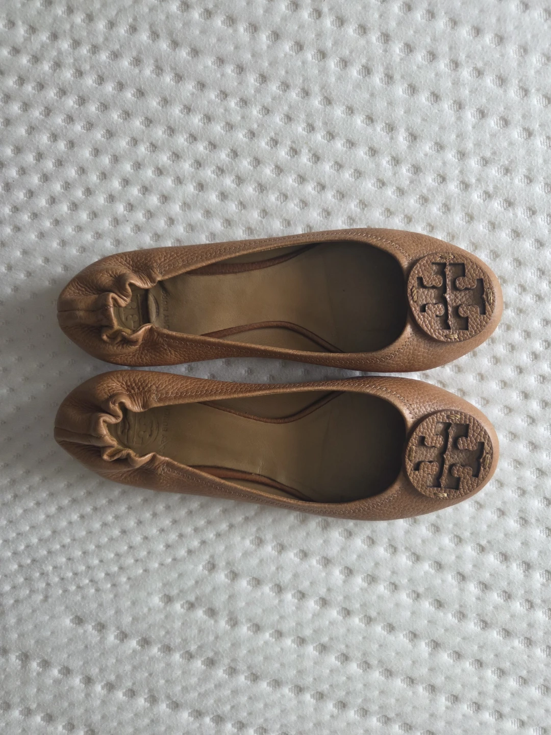 Tory Burch Brown Leather Ballet Flats - photo 4