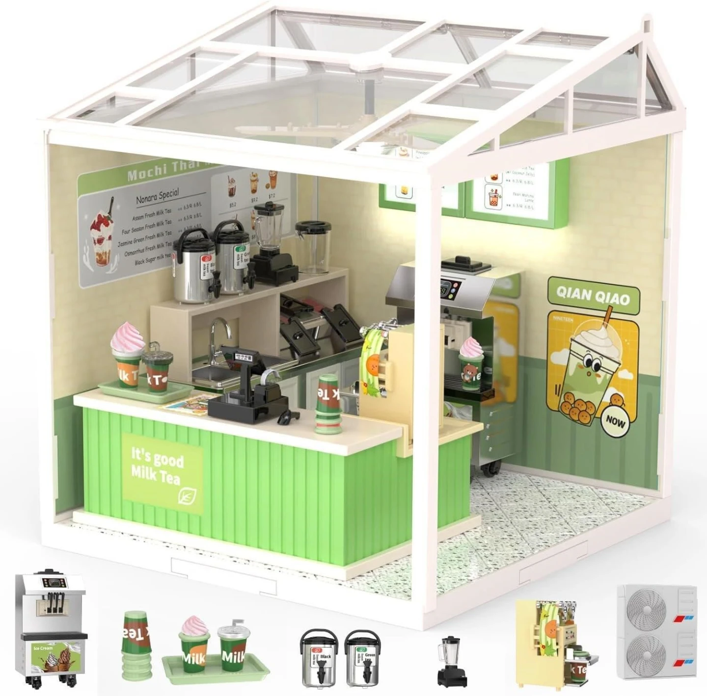 Vougle Milk Tea Shop Building Blocks Set - photo 3