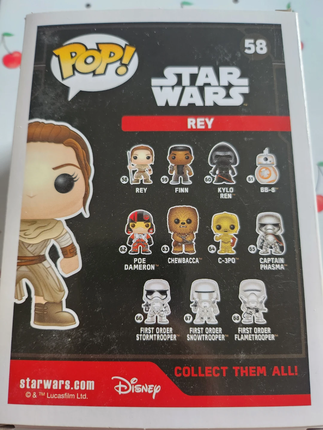 Funko Pop! Star Wars Rey #58 Vinyl Bobble-Head - photo 2