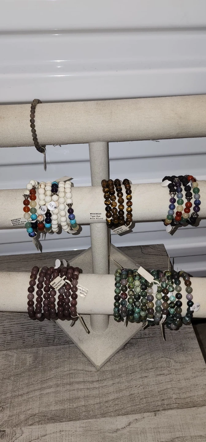Assorted Gemstone Beaded Bracelets - 8mm Round - photo 4