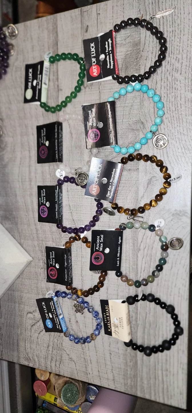 Assorted Gemstone Beaded Bracelets - 8mm Round - photo 5