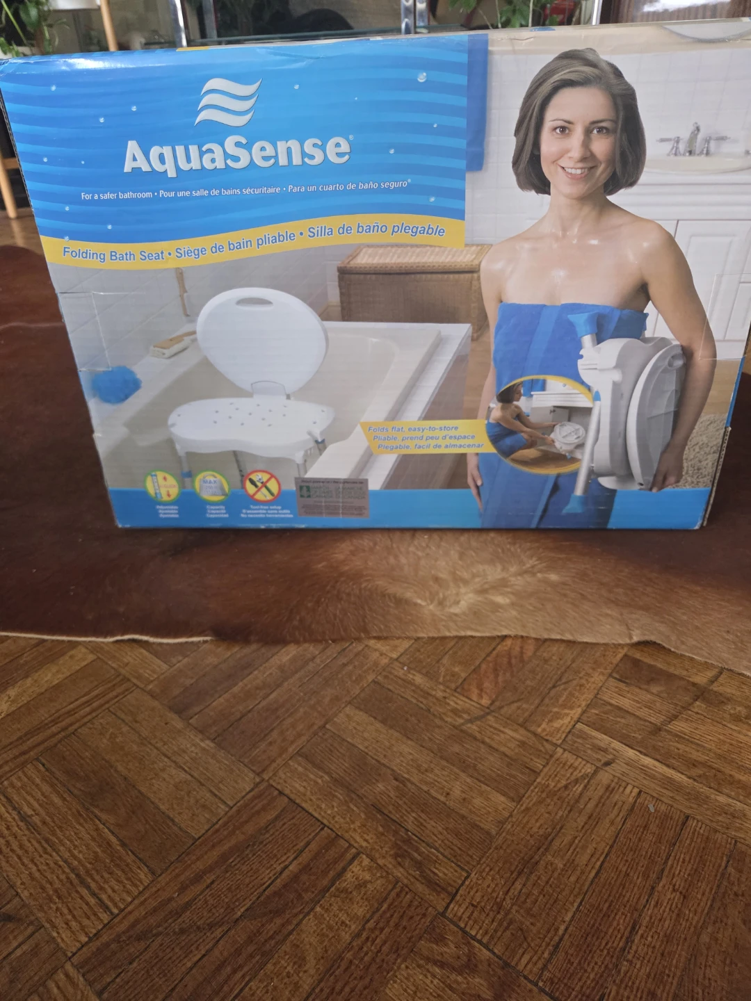 AquaSense Folding Bath Seat