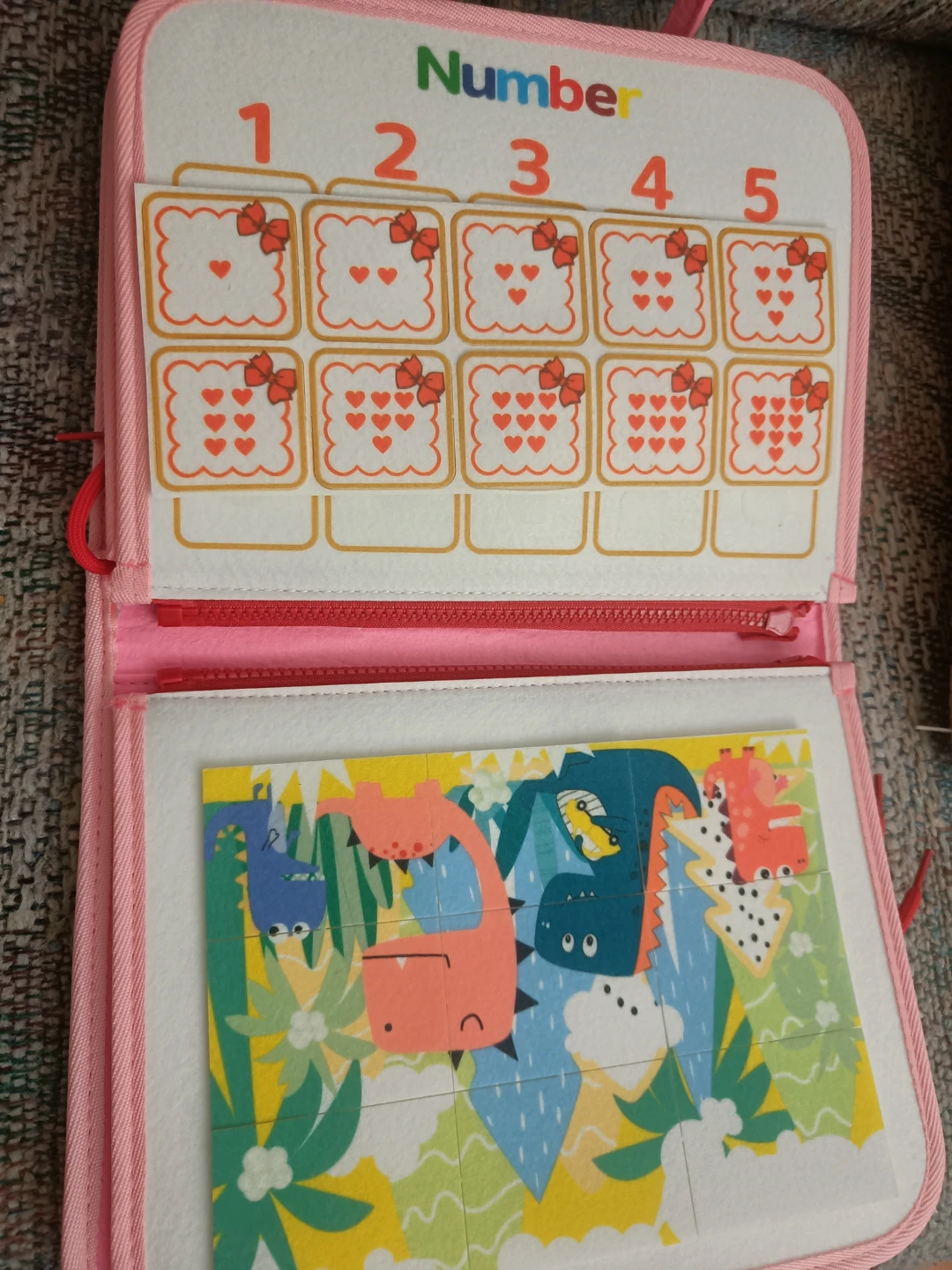 Children's DIY Activity Board with Numbers, Letters, Shapes - photo 4