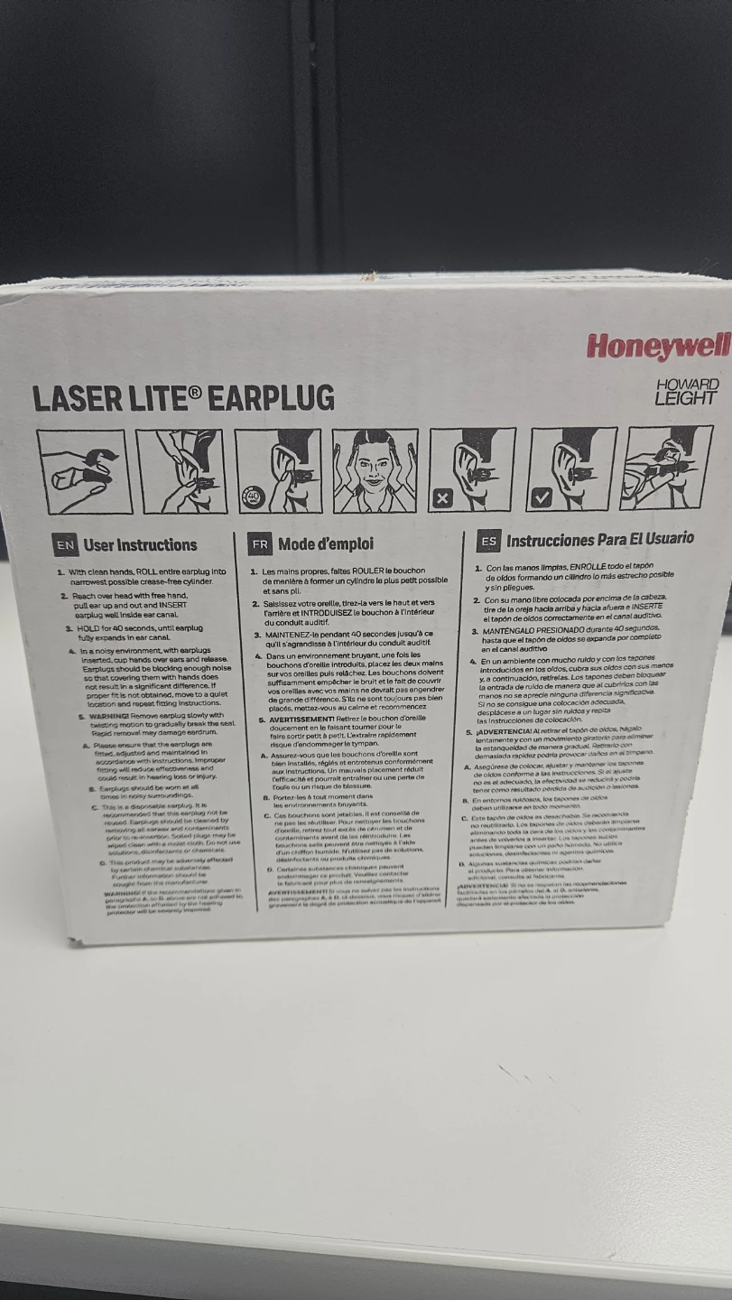Honeywell Laser Lite Earplugs - 200 Pairs - photo 2