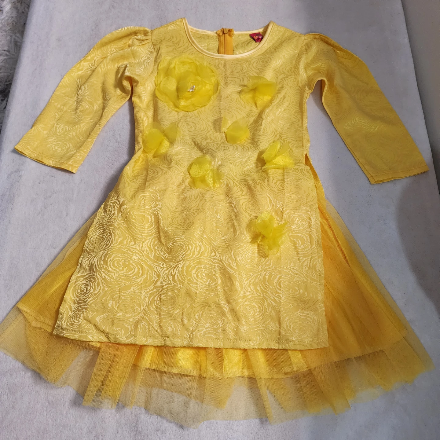 Girls Yellow Dress Size 6