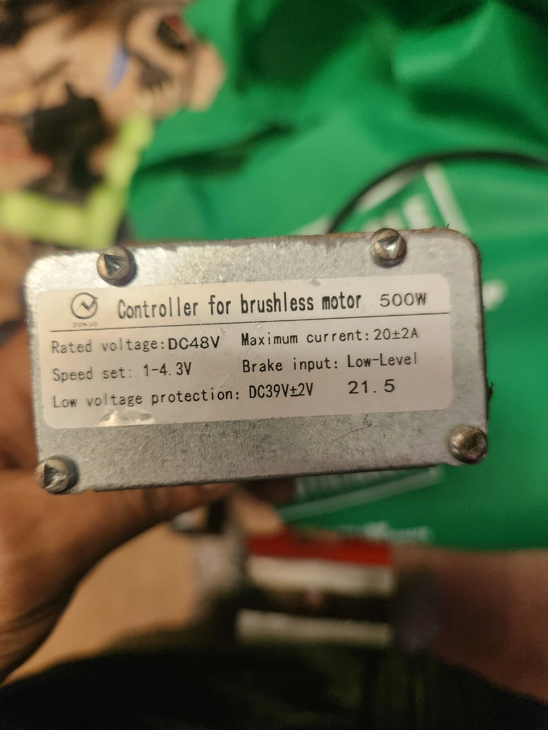500W Controller for Brushless Motor