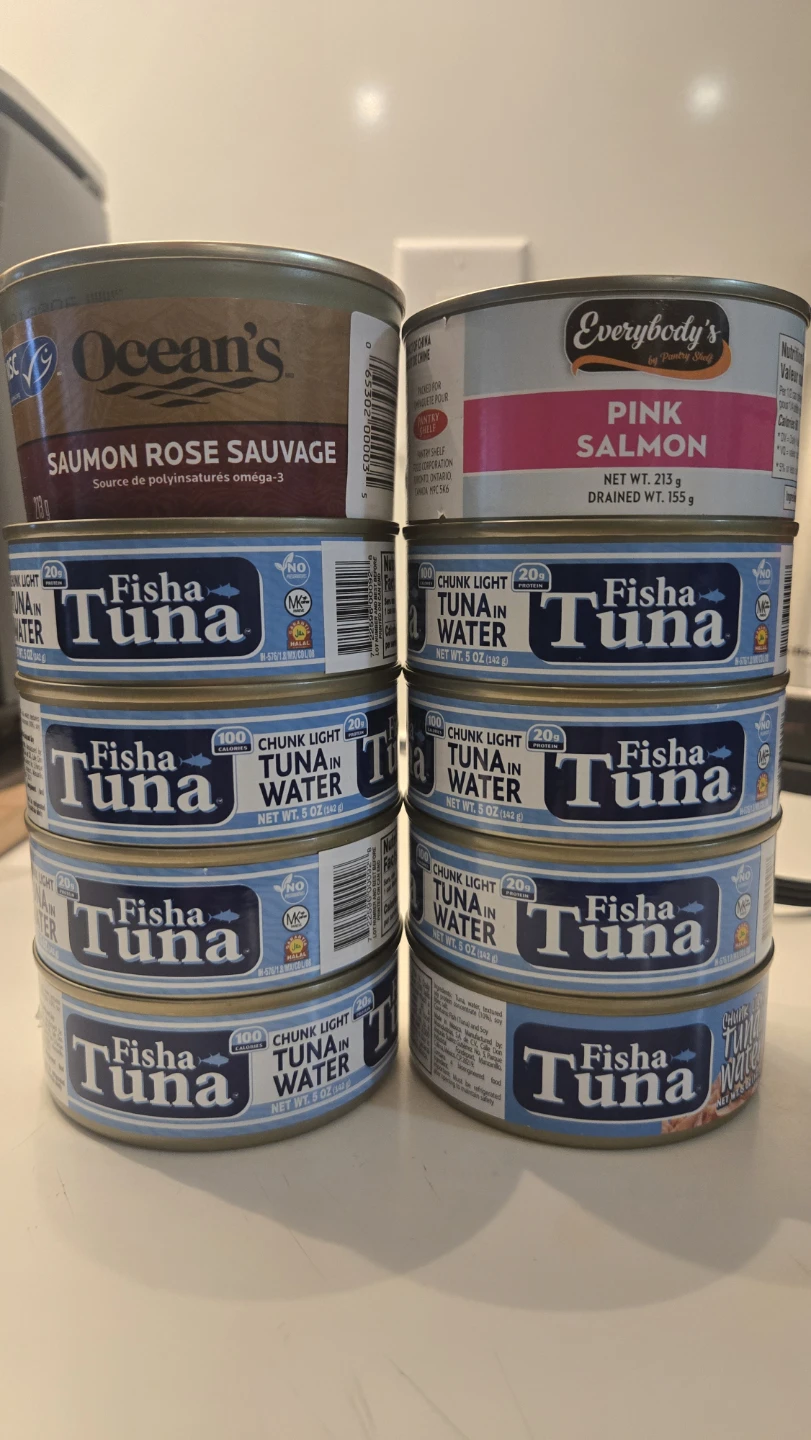 All 10 - Salmon and Tuna Cans