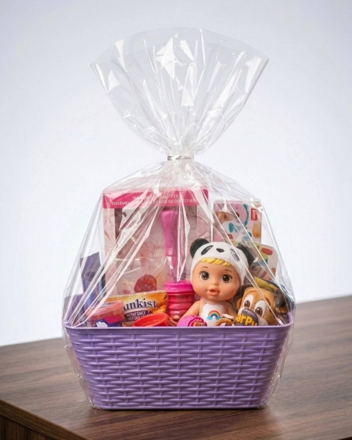Kids' Gift Basket with Toys and Snacks
