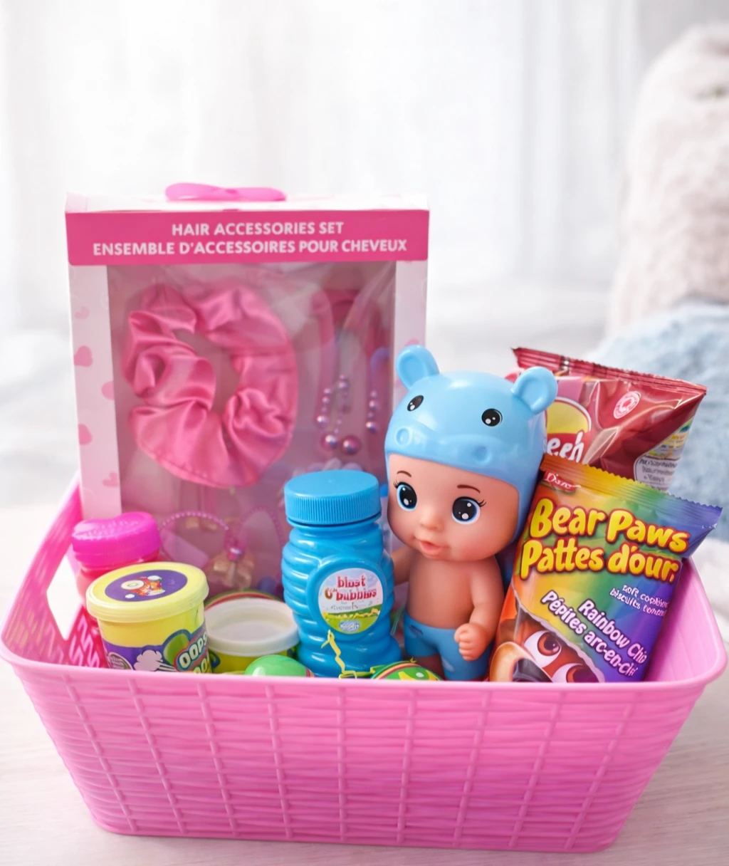 Kids' Gift Basket with Toys and Snacks - photo 2