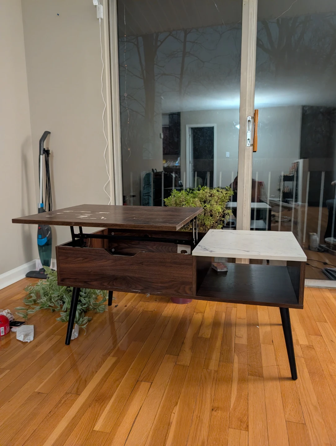 Lift Top Coffee Table with Storage - photo 2