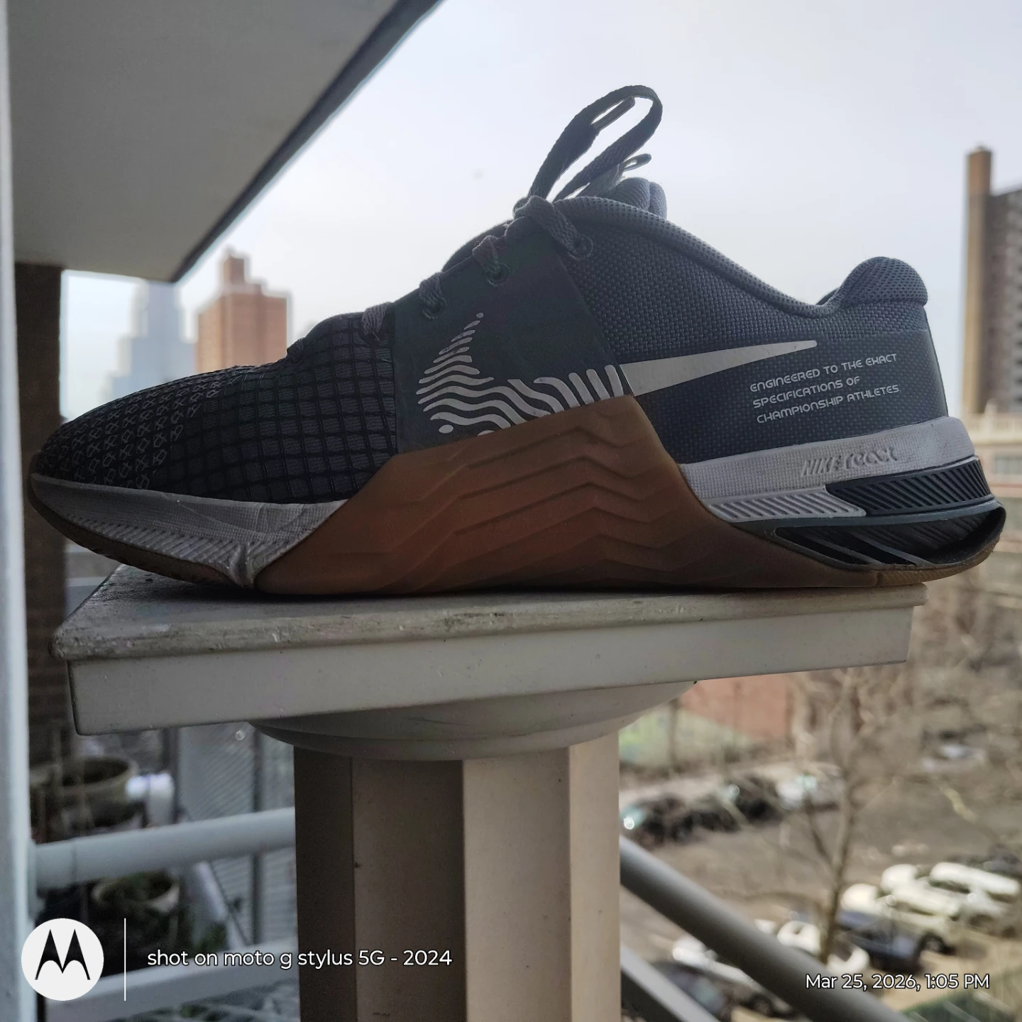 Nike Metcon 8 Shoes Grey/White US 8.5 - photo 3