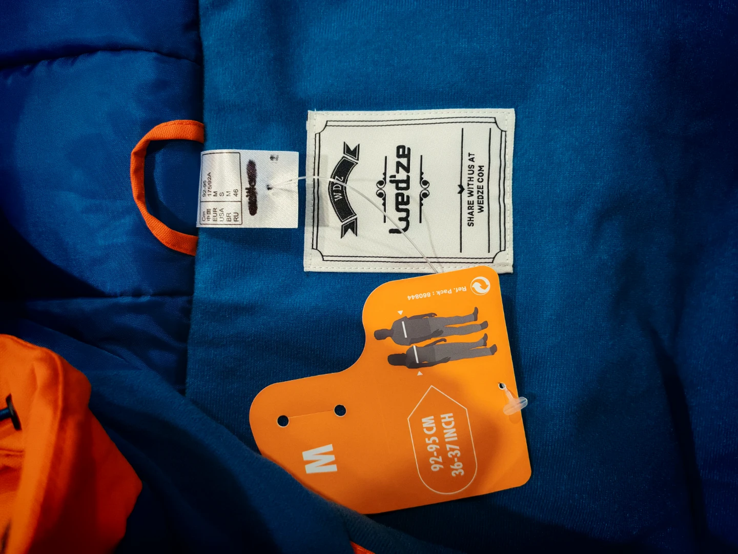 Brand new - Wedze Ski Jacket - Blue/Orange - photo 2