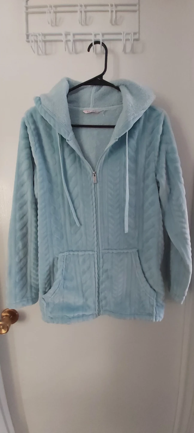 Blue Fleece Hoodie