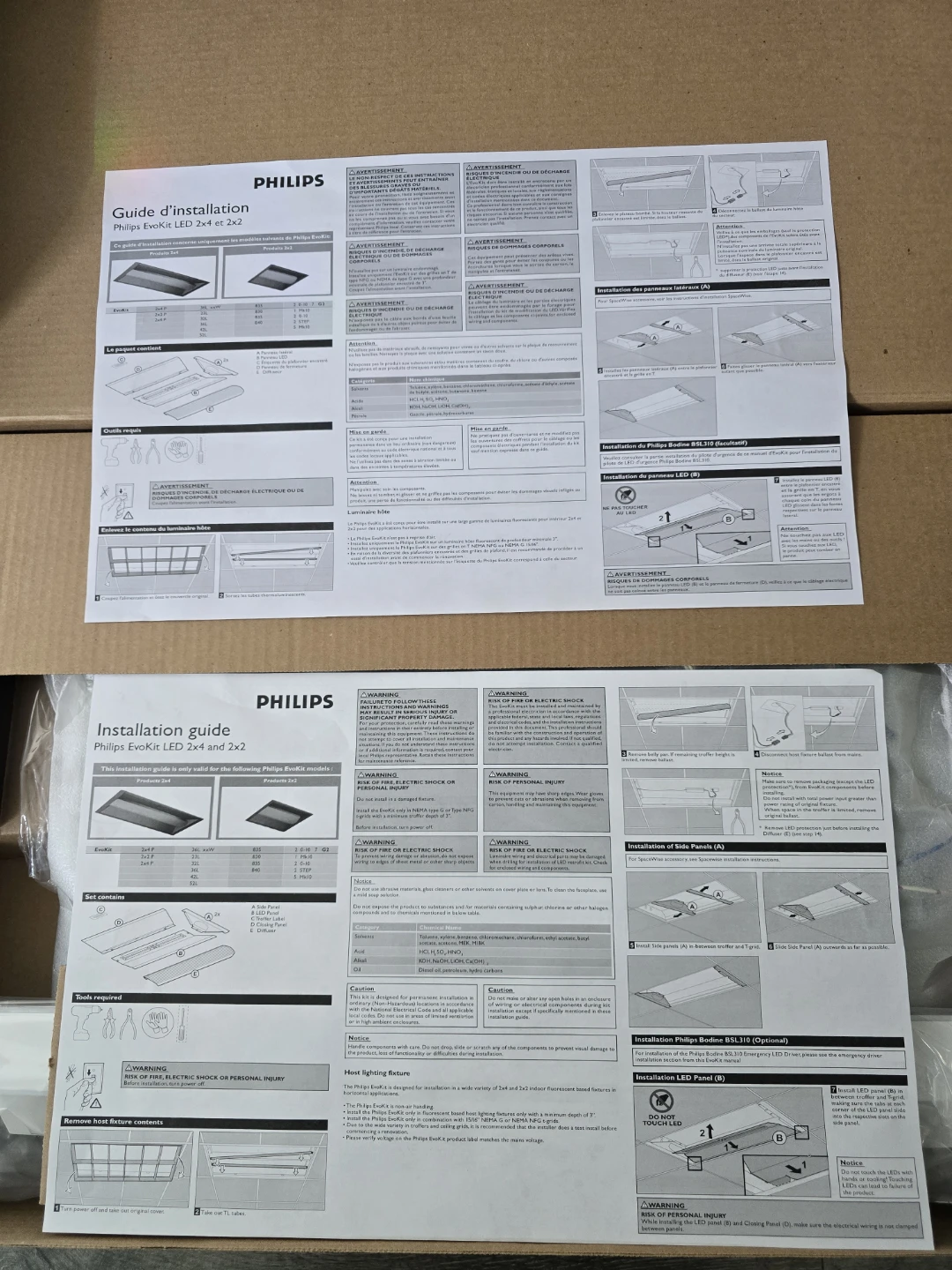 NEW PHILIPS LED RETROFIT KIT EVOKIT 2X2 P 32L - photo 4
