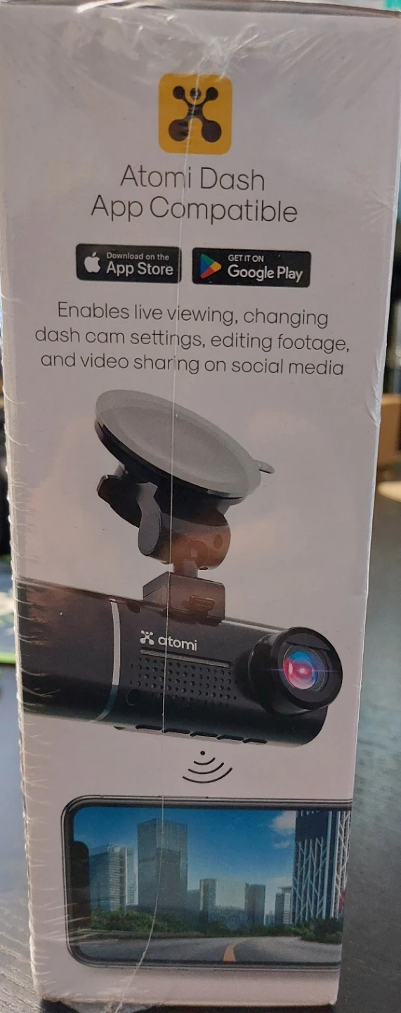 Atomi 4K Dual Lens Dash Cam with 32GB Memory Card - photo 3