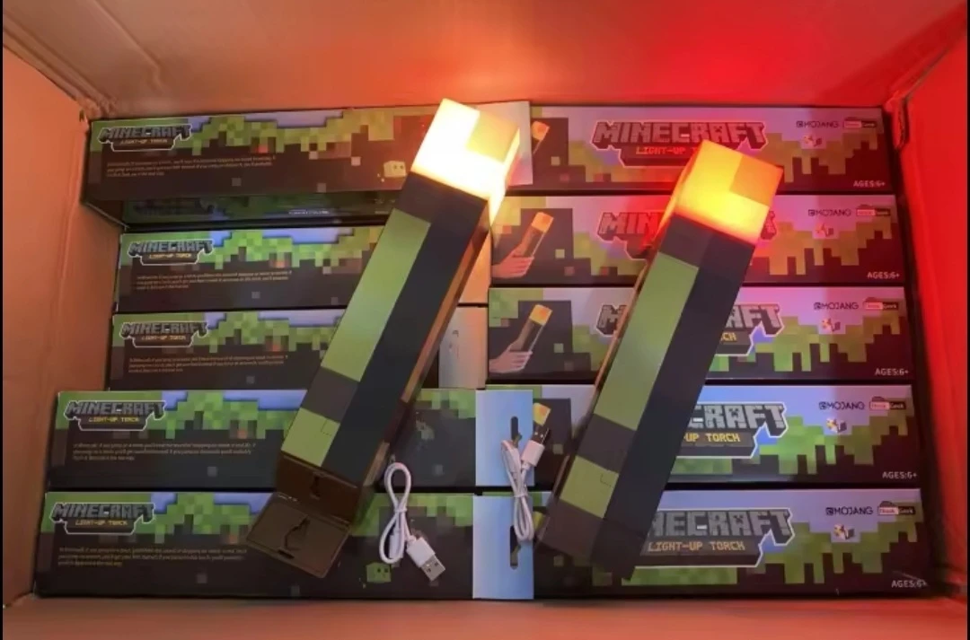 MINECRAFT TORCH LIGHTS NEW - photo 3