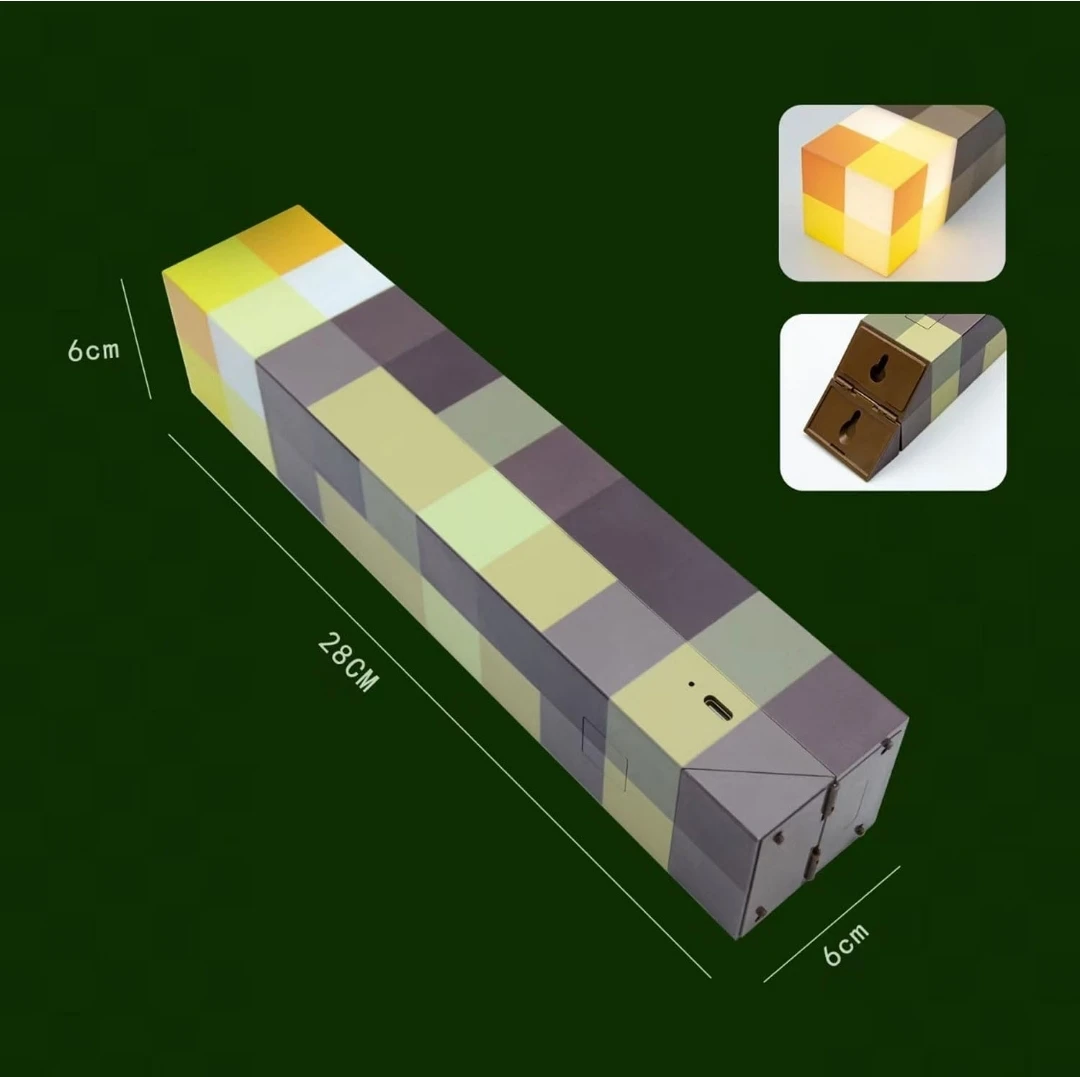 MINECRAFT TORCH LIGHTS NEW - photo 5