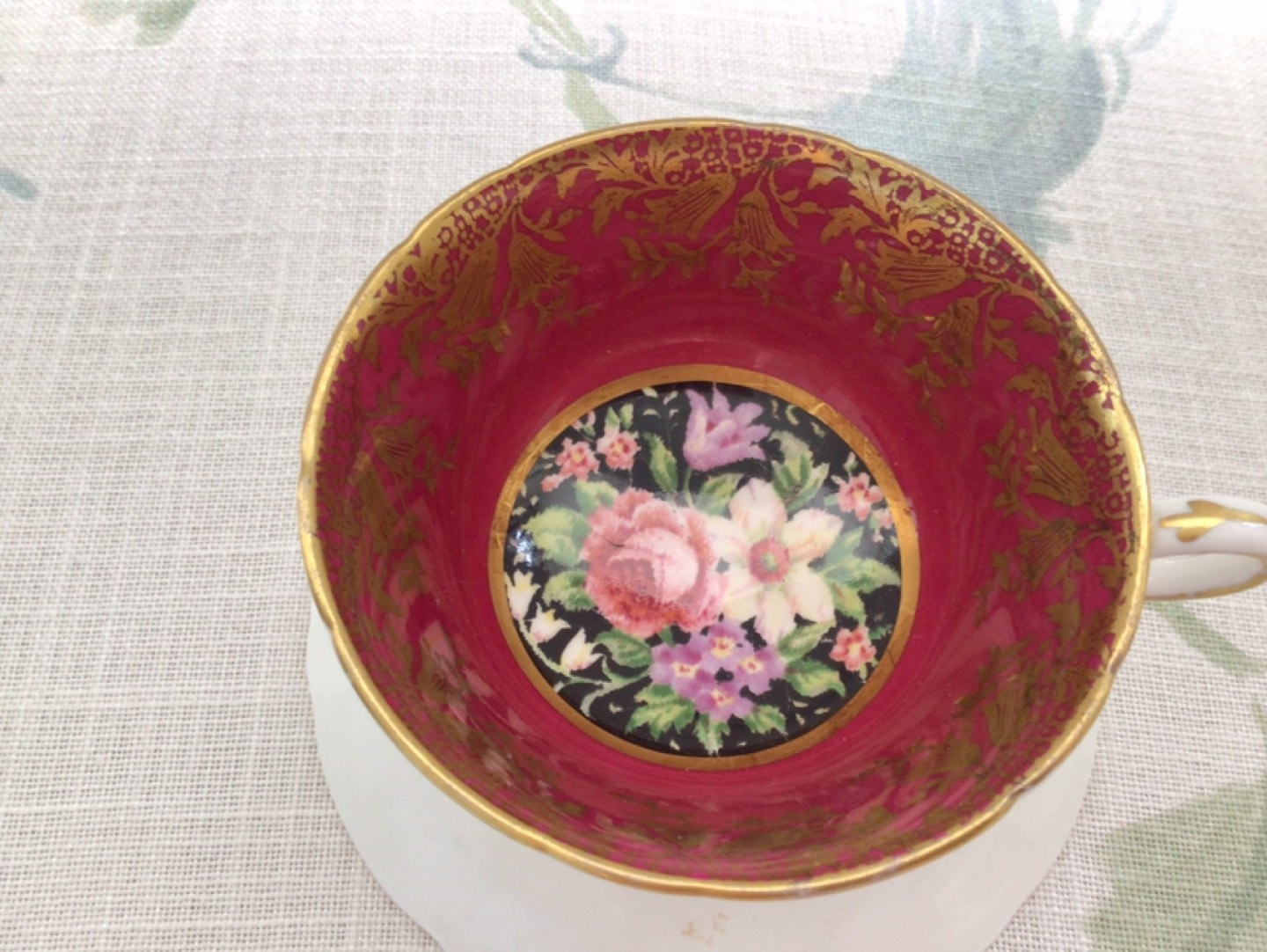 Vintage Floral Teacup - photo 2