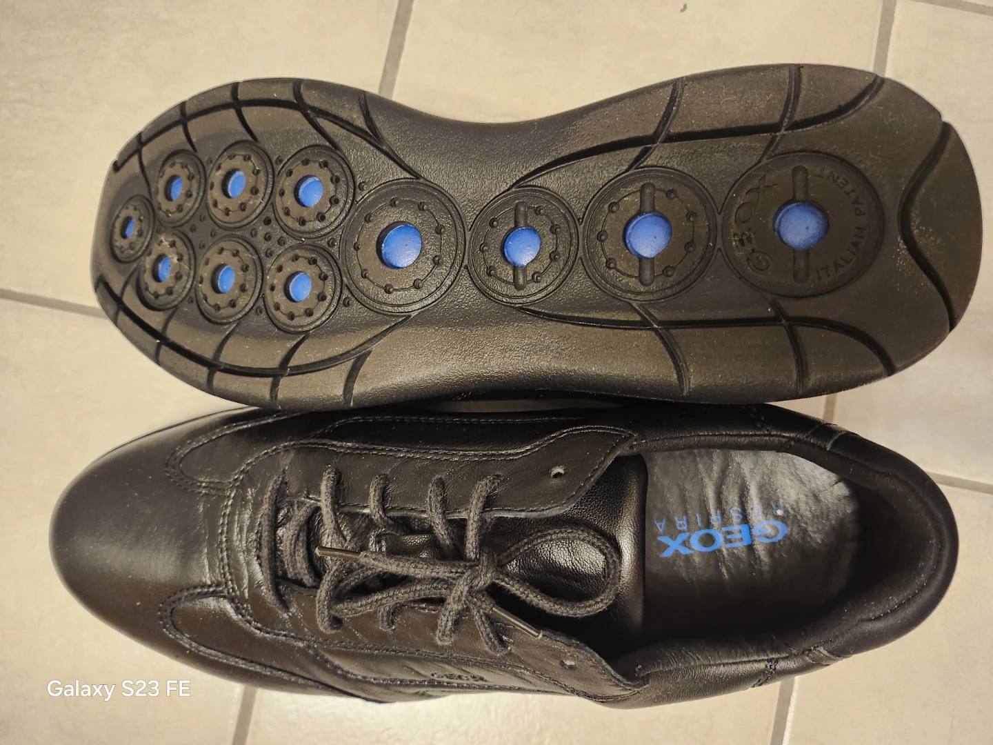 Geox Black Leather Men's Shoes - photo 2
