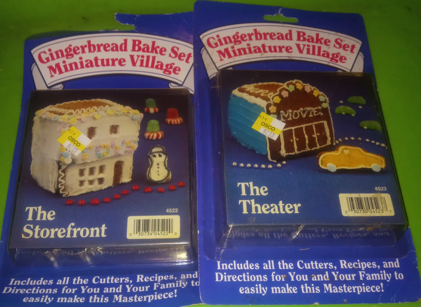 Gingerbread Miniature Village - The Storefront & The Theater