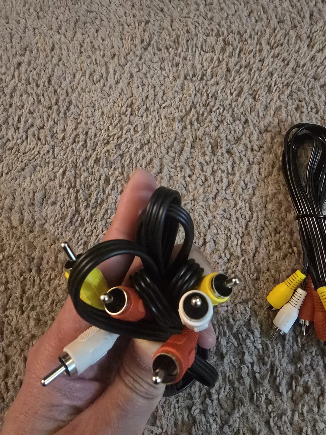 3-Male RCA to 3-Male RCA Composite Video Audio A/V AV Cable - photo 2