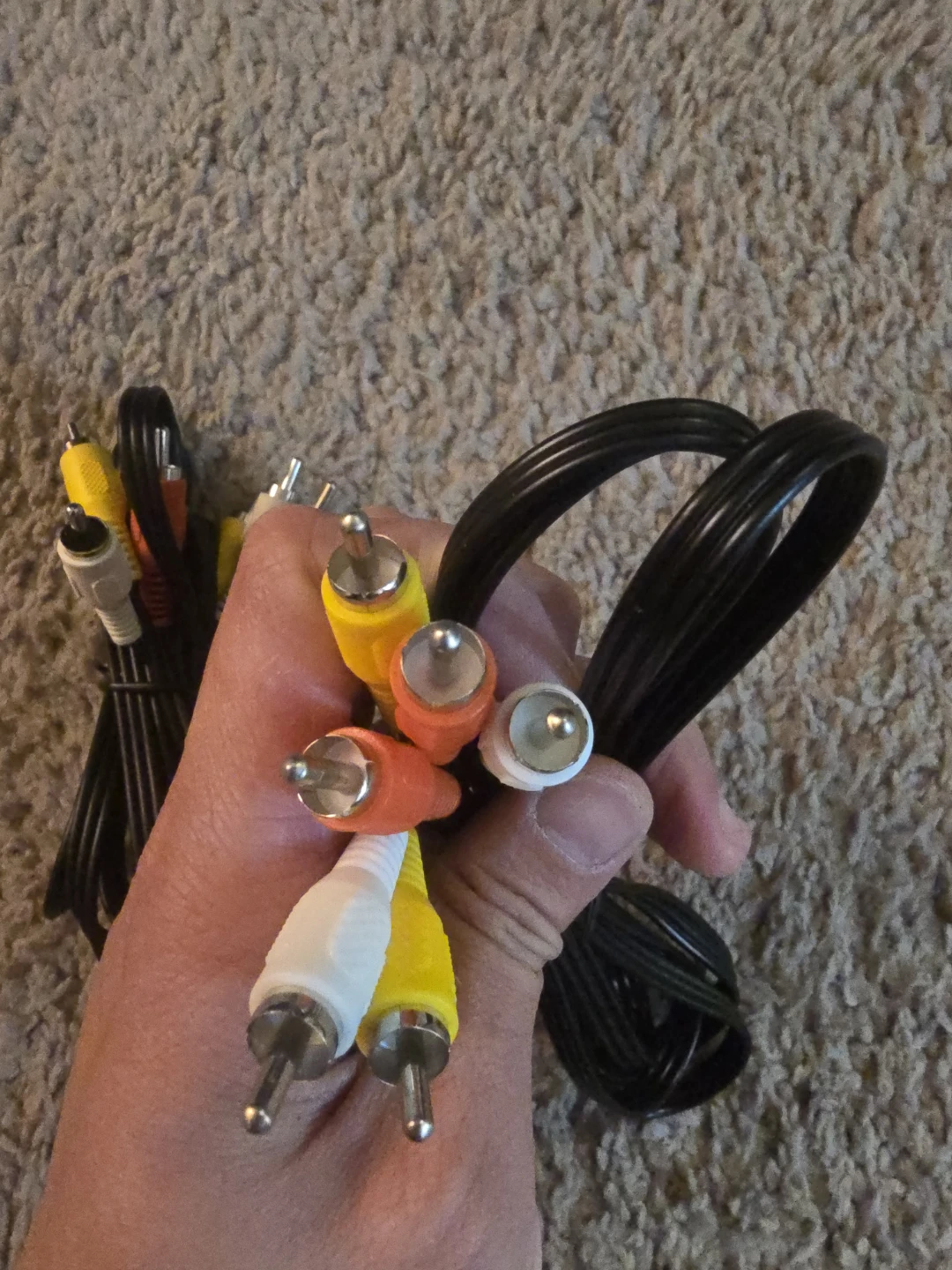 3-Male RCA to 3-Male RCA Composite Video Audio A/V AV Cable - photo 3