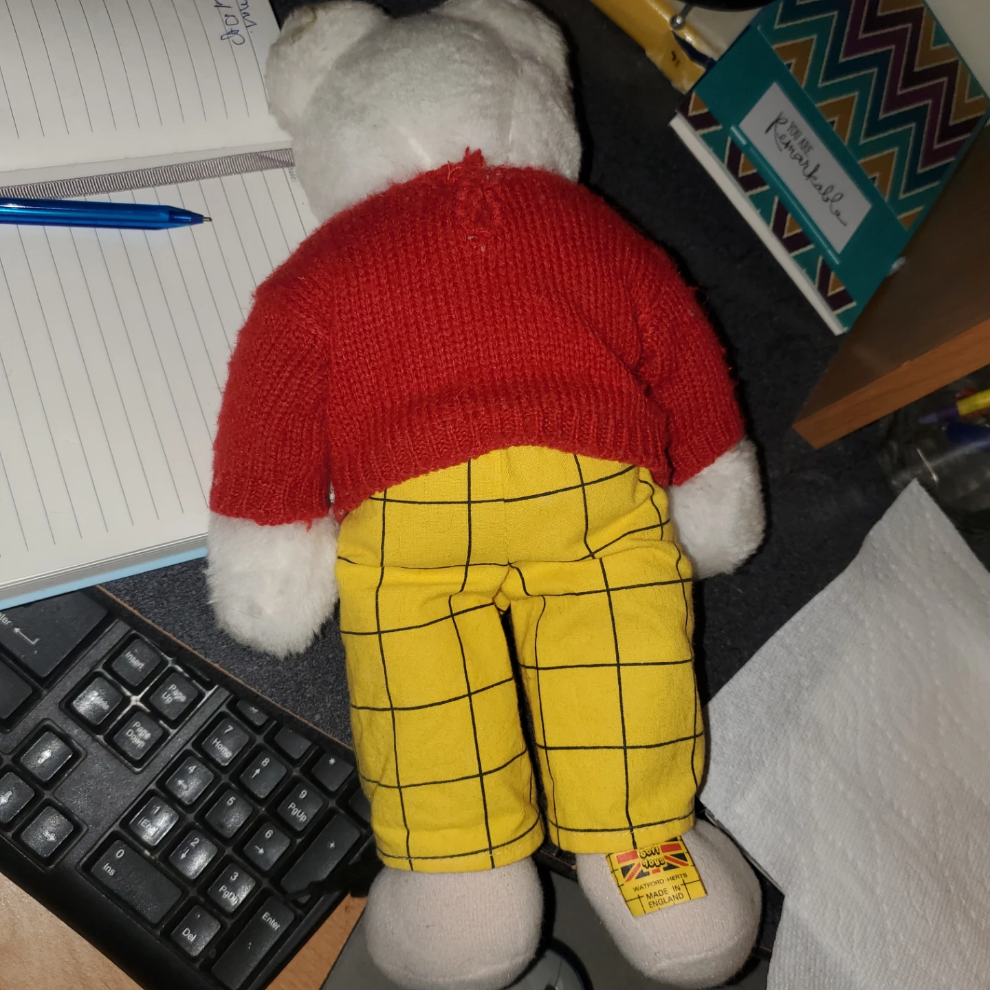 Rubert White Teddy Bear Plush Toy - photo 2